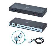 i-tec USB 3.0 / USB-C / TB3 2x 4K 1x 5K Display Dock DP HDMI PD 65 - 456371 - zdjęcie 3